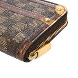 LOUIS VUITTON ルイヴィトン トランクタイム ジッピーコインパース ブラウン M52745 ユニセックス PVC/レザー コインケース ABランク 中古 銀蔵