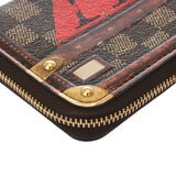 LOUIS VUITTON ルイヴィトン トランクタイム ジッピーコインパース ブラウン M52745 ユニセックス PVC/レザー コインケース ABランク 中古 銀蔵