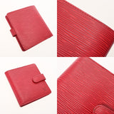 LOUIS VUITTON ルイヴィトン エピ ポルトビエ コンパクト レッド M63557 メンズ エピレザー 二つ折り財布 Bランク 中古 銀蔵