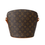 LOUIS VUITTON ルイヴィトン モノグラム ドルーオ ブラウン M51290 レディース モノグラムキャンバス ショルダーバッグ Bランク 中古 銀蔵