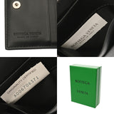 BOTTEGAVENETA ボッテガヴェネタ 二つ折りファスナーウォレット 黒 ユニセックス カーフ 二つ折り財布 Bランク 中古 銀蔵