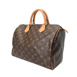 LOUIS VUITTON ルイヴィトン モノグラム スピーディ 30 ブラウン M41526 レディース モノグラムキャンバス ハンドバッグ ABランク 中古 銀蔵