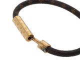 LOUIS VUITTON ルイヴィトン LVコンフィデンシャル ブラウン M8274F レディース レザー ブレスレット Aランク 中古 銀蔵