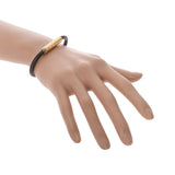 LOUIS VUITTON ルイヴィトン LVコンフィデンシャル ブラウン M8274F レディース レザー ブレスレット Aランク 中古 銀蔵