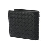 BOTTEGAVENETA ボッテガヴェネタ イントレチャート ウォレット 黒 メンズ カーフ 二つ折り財布 未使用 銀蔵