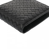 BOTTEGAVENETA ボッテガヴェネタ イントレチャート ウォレット 黒 メンズ カーフ 二つ折り財布 未使用 銀蔵