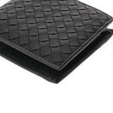 BOTTEGAVENETA ボッテガヴェネタ イントレチャート ウォレット 黒 メンズ カーフ 二つ折り財布 未使用 銀蔵