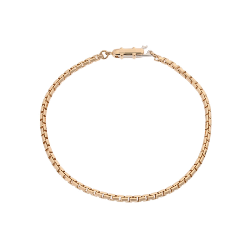 CARTIER カルティエ タンク チェーン ユニセックス K18イエローゴールド YG ブレスレット Aランク 中古 銀蔵