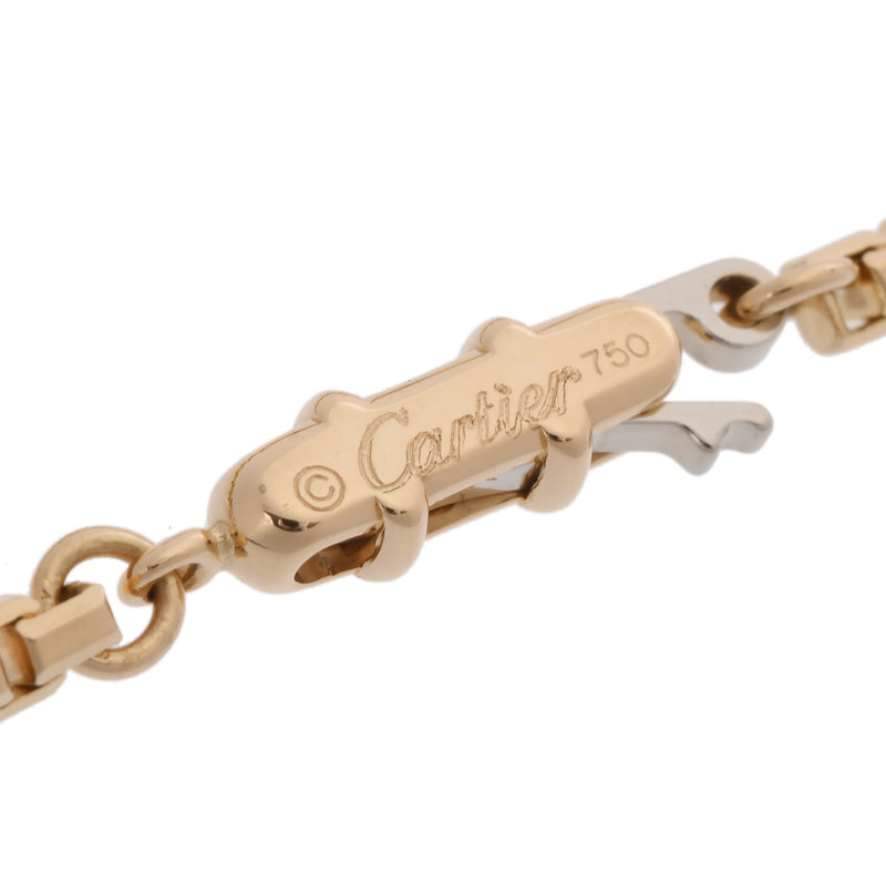 CARTIER カルティエ タンク チェーン ユニセックス K18イエローゴールド YG ブレスレット Aランク 中古 銀蔵