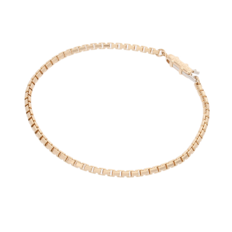 CARTIER カルティエ タンク チェーン ユニセックス K18イエローゴールド YG ブレスレット Aランク 中古 銀蔵