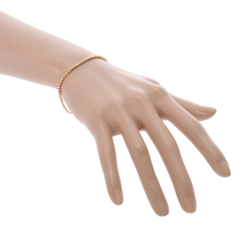 CARTIER カルティエ タンク チェーン ユニセックス K18イエローゴールド YG ブレスレット Aランク 中古 銀蔵