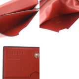 LOEWE ロエベ カードケース 赤 レディース レザー カードケース Bランク 中古 銀蔵