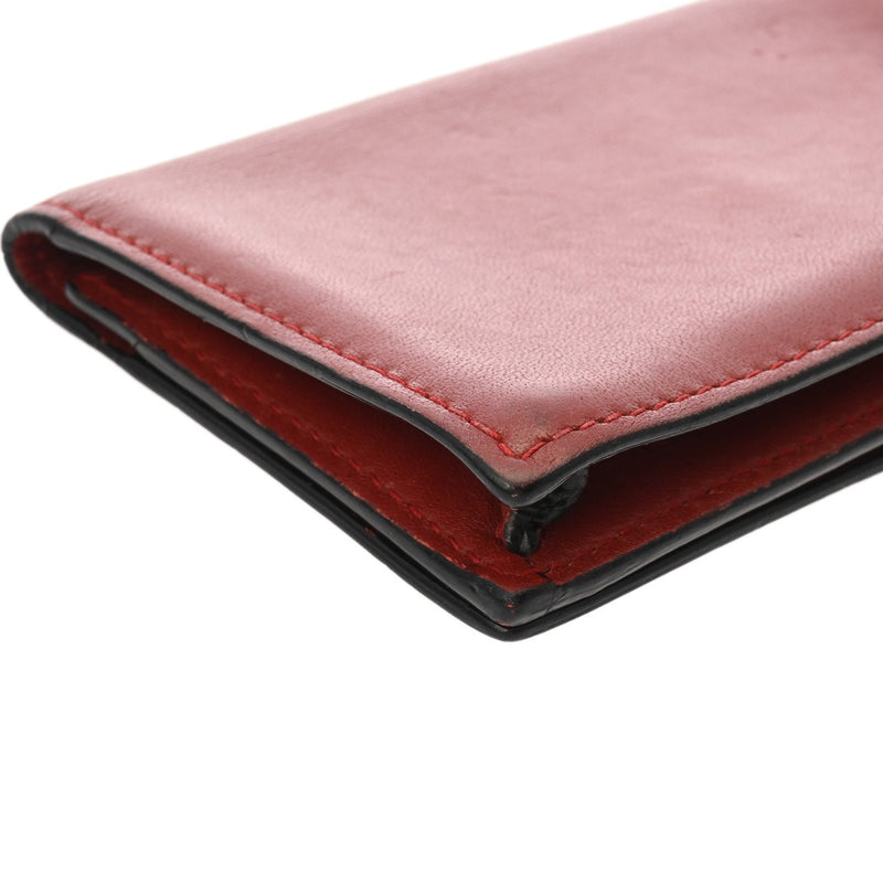 LOEWE ロエベ カードケース 赤 レディース レザー カードケース Bランク 中古 銀蔵