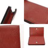 LOEWE ロエベ カードケース 赤 レディース レザー カードケース Bランク 中古 銀蔵