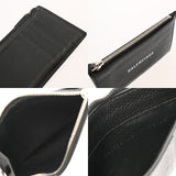 BALENCIAGA バレンシアガ カードコインケース ブラック 640535 メンズ レザー コインケース ABランク 中古 銀蔵
