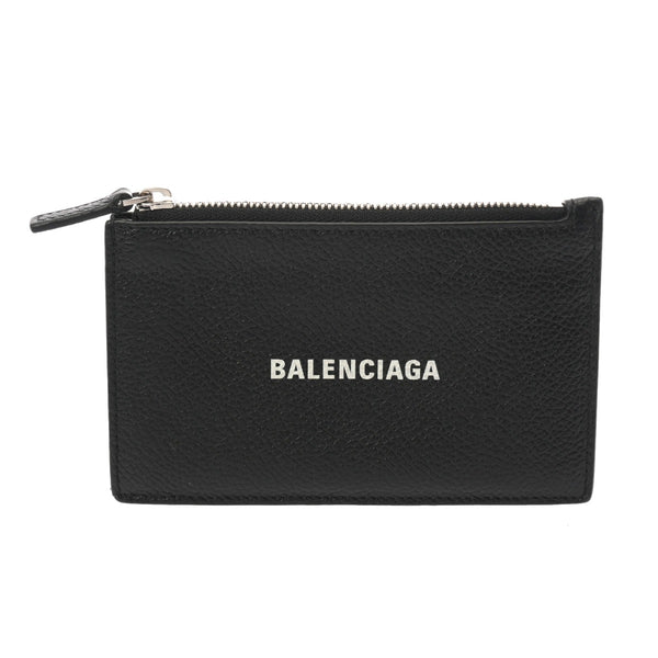BALENCIAGA バレンシアガ カードコインケース ブラック 640535 メンズ レザー コインケース ABランク 中古 銀蔵