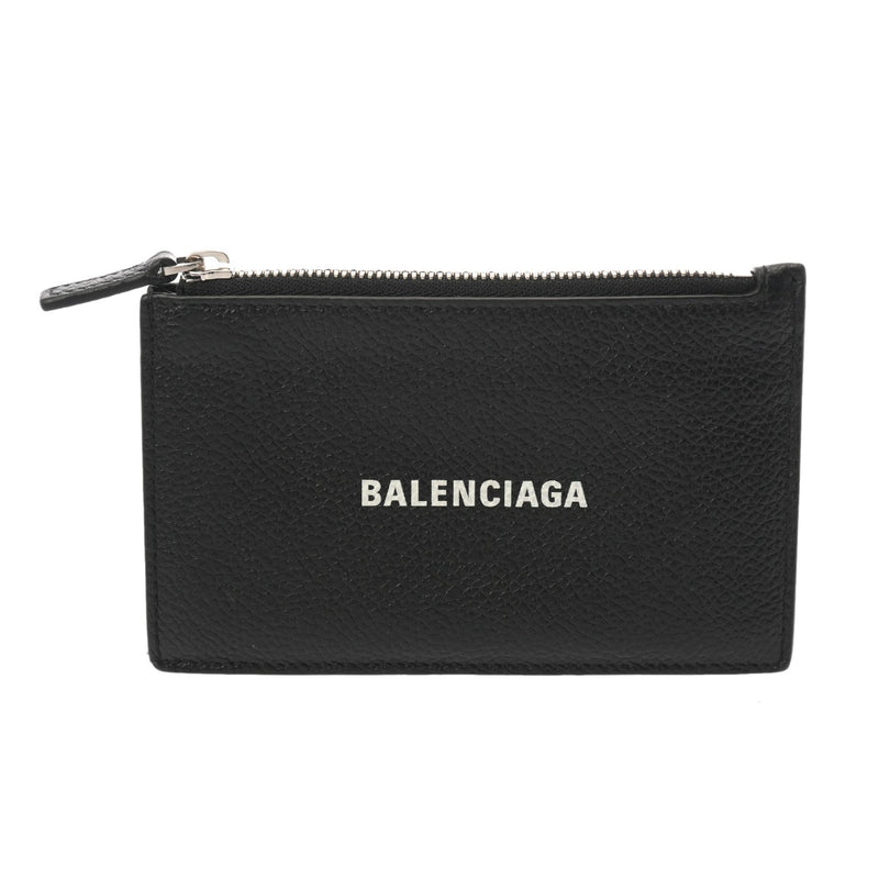BALENCIAGA バレンシアガ カードコインケース ブラック 640535 メンズ レザー コインケース ABランク 中古 銀蔵