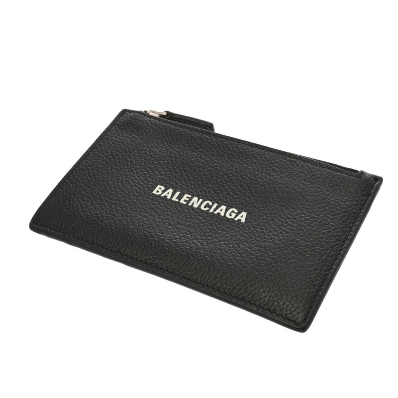 BALENCIAGA バレンシアガ カードコインケース ブラック 640535 メンズ レザー コインケース ABランク 中古 銀蔵