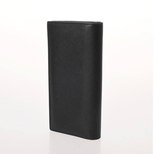 PRADA プラダ サフィアーノ ファスナー ブラック 2MV836 メンズ 長財布 Bランク 中古 銀蔵