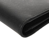 PRADA プラダ サフィアーノ ファスナー ブラック 2MV836 メンズ 長財布 Bランク 中古 銀蔵