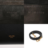 CELINE セリーヌ ベルトバッグ ナノ ブラック レディース レザー ハンドバッグ Aランク 中古 銀蔵