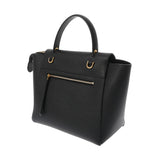 CELINE セリーヌ ベルトバッグ ナノ ブラック レディース レザー ハンドバッグ Aランク 中古 銀蔵