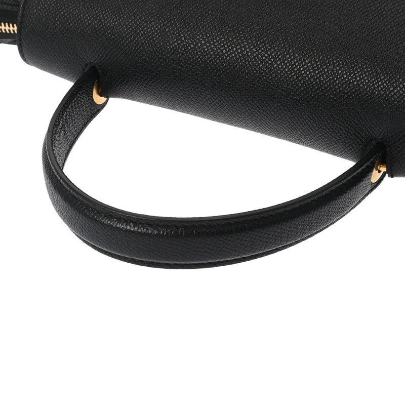 CELINE セリーヌ ベルトバッグ ナノ ブラック レディース レザー ハンドバッグ Aランク 中古 銀蔵