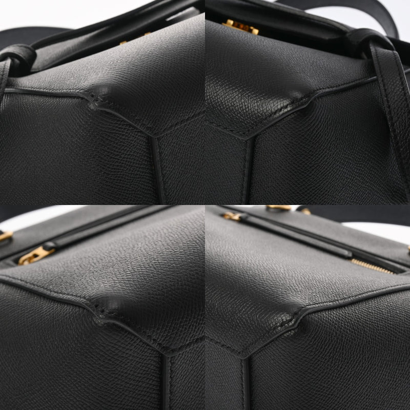 CELINE セリーヌ ベルトバッグ ナノ ブラック レディース レザー ハンドバッグ Aランク 中古 銀蔵