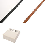 LOEWE ロエベ アナグラム 85cm リバーシブル 黒/タン ユニセックス カーフ ベルト Aランク 中古 銀蔵