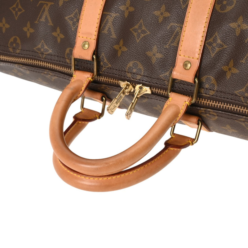 LOUIS VUITTON ルイヴィトン モノグラム キーポル 45 ブラウン M41428 ユニセックス モノグラムキャンバス ボストンバッグ Bランク 中古 銀蔵