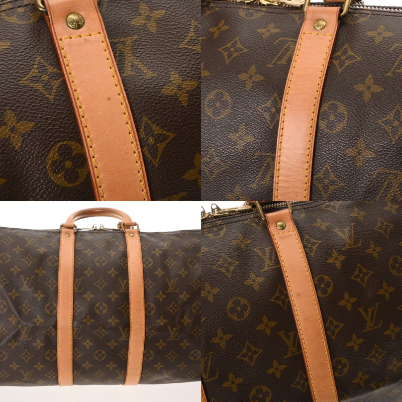LOUIS VUITTON ルイヴィトン モノグラム キーポル 45 ブラウン M41428 ユニセックス モノグラムキャンバス ボストンバッグ Bランク 中古 銀蔵