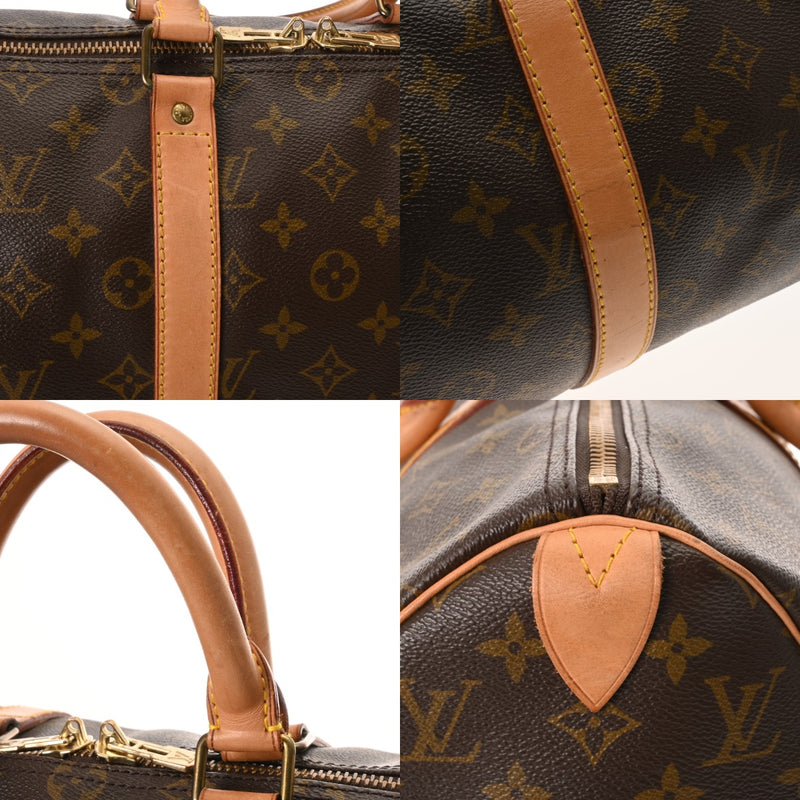 LOUIS VUITTON ルイヴィトン モノグラム キーポル 45 ブラウン M41428 ユニセックス モノグラムキャンバス ボストンバッグ Bランク 中古 銀蔵