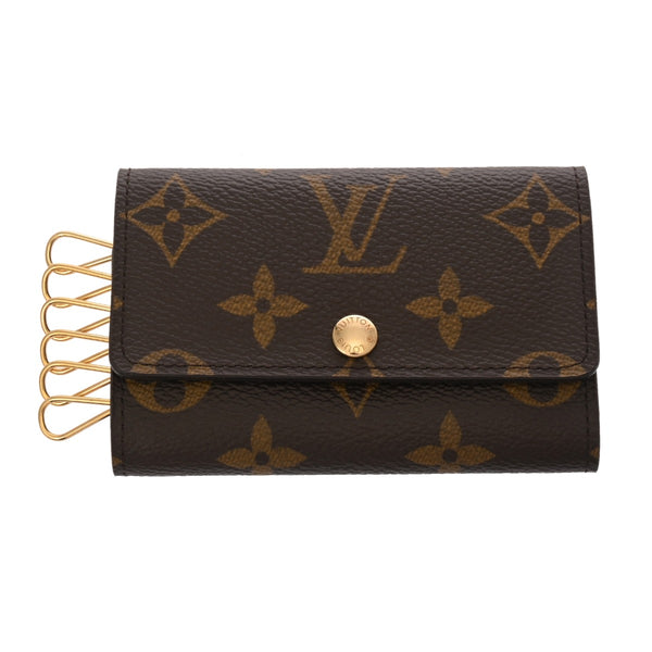 LOUIS VUITTON ルイヴィトン モノグラム 6連キーケース 旧型 ブラウン M62630 レディース モノグラムキャンバス キーケース Aランク 中古 銀蔵