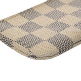 LOUIS VUITTON ルイヴィトン ダミエアズール ポシェットクレ 白 N62659 ユニセックス ダミエアズールキャンバス コインケース Bランク 中古 銀蔵