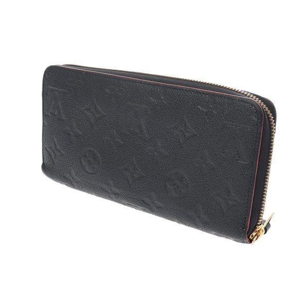 LOUIS VUITTON ルイヴィトン モノグラムアンプラント ジッピーウォレット マリーヌルージュ M62121 ユニセックス レザー 長財布 Bランク 中古 銀蔵