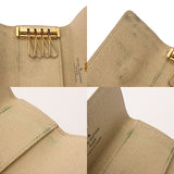 LOUIS VUITTON ルイヴィトン ダミエアズール 4連キーケース ホワイト N60020 レディース ダミエアズールキャンバス キーケース Bランク 中古 銀蔵