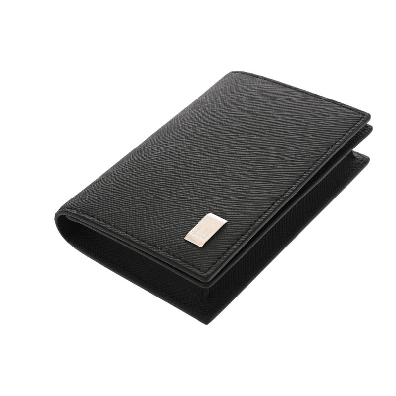 Dunhill ダンヒル カードケース ブラック メンズ レザー 名刺入れ 未使用 銀蔵