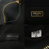 PRADA プラダ カナパ トート ブラック B1877B レディース キャンバス ハンドバッグ Bランク 中古 銀蔵