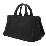 PRADA プラダ カナパ トート ブラック B1877B レディース キャンバス ハンドバッグ Bランク 中古 銀蔵