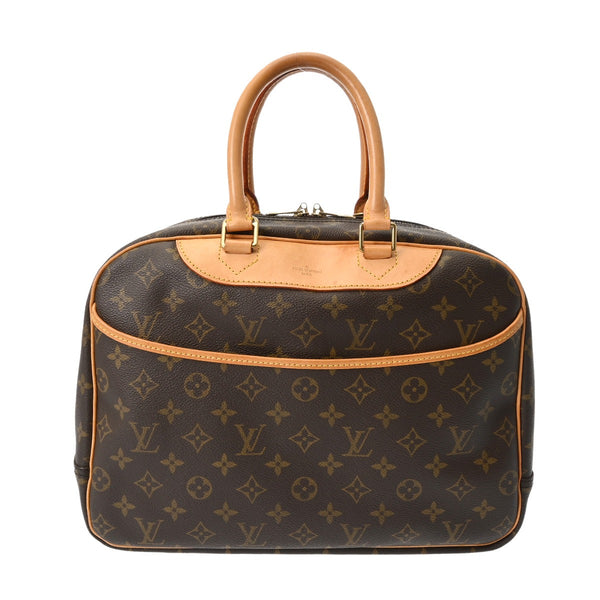 LOUIS VUITTON ルイヴィトン モノグラム ドーヴィル ブラウン M47270 レディース モノグラムキャンバス ハンドバッグ Bランク 中古 銀蔵
