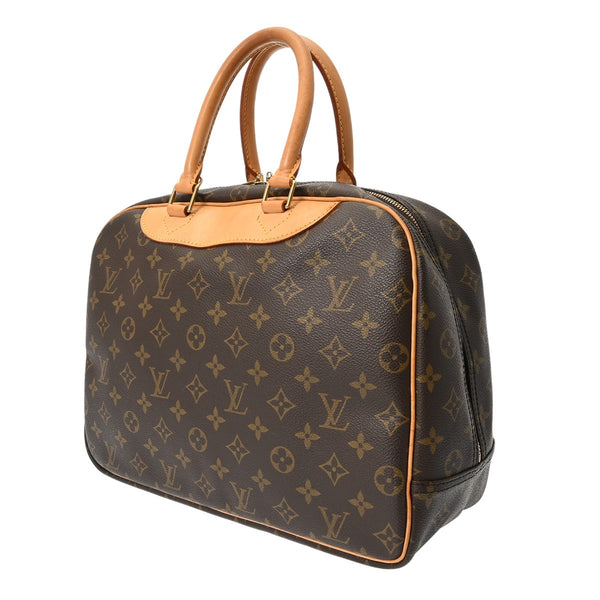 LOUIS VUITTON ルイヴィトン モノグラム ドーヴィル ブラウン M47270 レディース モノグラムキャンバス ハンドバッグ Bランク 中古 銀蔵