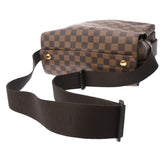 LOUIS VUITTON ルイヴィトン ダミエ ナヴィグリオ ブラウン N45255 ユニセックス ダミエキャンバス ショルダーバッグ Bランク 中古 銀蔵