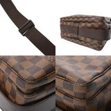 LOUIS VUITTON ルイヴィトン ダミエ ナヴィグリオ ブラウン N45255 ユニセックス ダミエキャンバス ショルダーバッグ Bランク 中古 銀蔵