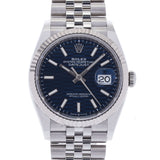ロレックス デイトジャスト 126234 ランダム番 ブライトブルー メンズ 腕時計 自動巻き 銀蔵