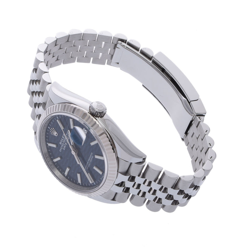 ロレックス デイトジャスト 126234 ランダム番 ブライトブルー メンズ 腕時計 自動巻き 銀蔵