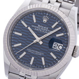 ロレックス デイトジャスト 126234 ランダム番 ブライトブルー メンズ 腕時計 自動巻き 銀蔵
