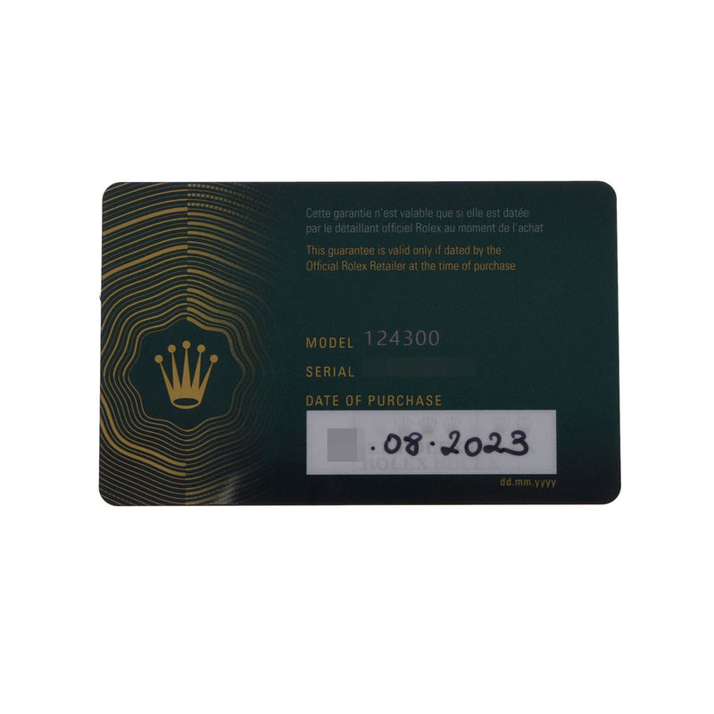 ロレックス オイスターパーペチュアル 41 セレブレーション 124300 31X-(8桁 ランダム番) ターコイズブルー メンズ 腕時計 自動巻き 銀蔵