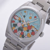 ロレックス オイスターパーペチュアル 41 セレブレーション 124300 31X-(8桁 ランダム番) ターコイズブルー メンズ 腕時計 自動巻き 銀蔵