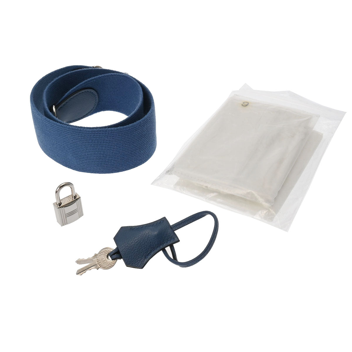 エルメスツールボックス 26 ヴェルソ ブルーアガット/パールグレー