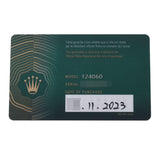 ロレックス サブマリーナ 124060 8桁ランダム番 黒 メンズ 腕時計 自動巻き 銀蔵